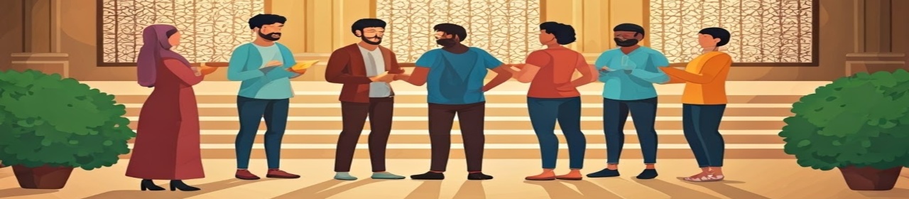 الحوار الاجتماعيّ كما يحثّ عليه الحديث النبويّ الشريف: 