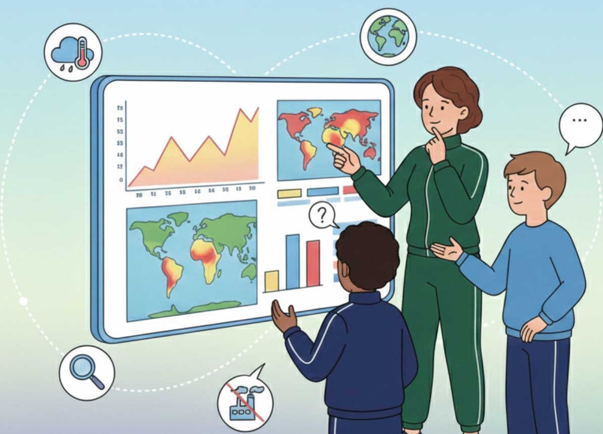 מי מפחד מגרפים? שימוש בגרפים ומפות בהוראת שינוי אקלים